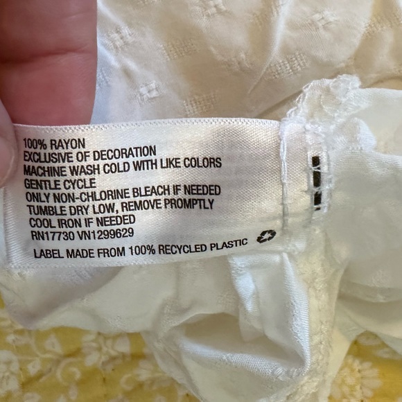 New WO Tags Knox Rose Bohemian Blouse. Button front. Size XXL - Picture 3 of 4